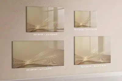 Magnetisk tavla med penna abstrakt ljusmotiv