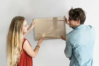 Magnetisk tavla med penna abstrakt ljusmotiv