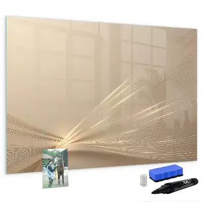 Magnetisk tavla med penna abstrakt ljusmotiv