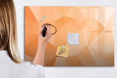 Magnetisk rittavla med triangelabstraktion