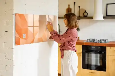 Magnetisk rittavla med triangelabstraktion