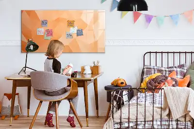 Magnetisk rittavla med triangelabstraktion