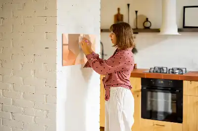 Magnetisk rittavla med triangelabstraktion