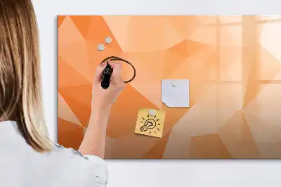 Magnetisk rittavla med triangelabstraktion