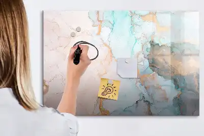 Magnetisk tavla med penna abstrakt motiv