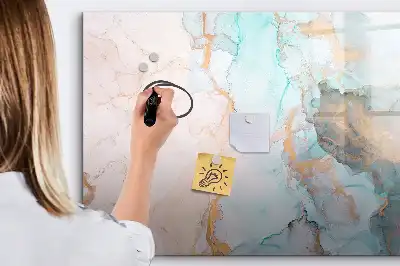 Magnetisk tavla med penna abstrakt motiv