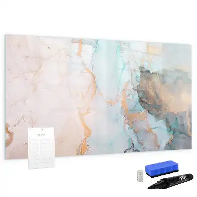 Magnetisk tavla med penna abstrakt motiv