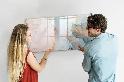 Magnetisk tavla med penna abstrakt motiv