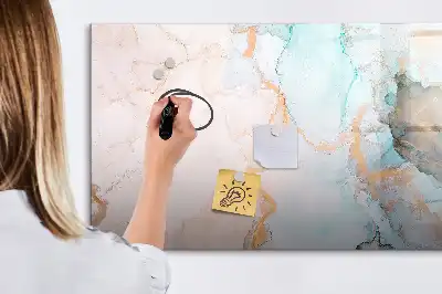 Magnetisk tavla med penna abstrakt motiv