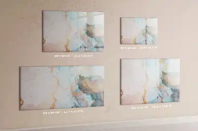 Magnetisk tavla med penna abstrakt motiv