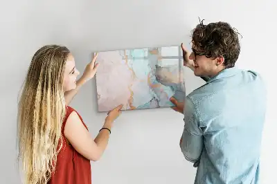 Magnetisk tavla med penna abstrakt motiv