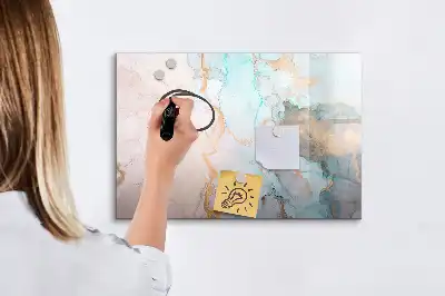 Magnetisk tavla med penna abstrakt motiv