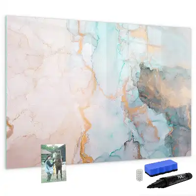 Magnetisk tavla med penna abstrakt motiv
