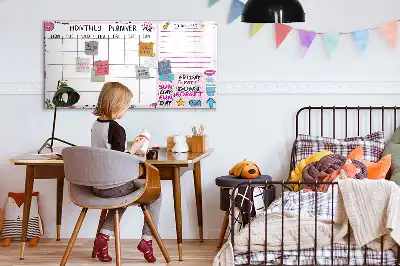 Magnetisk rittavla månadsplanerare