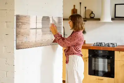 Magnetisk tavla med penna i träutförande