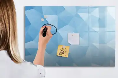 Magnetisk tavla med penna triangelabstraktion