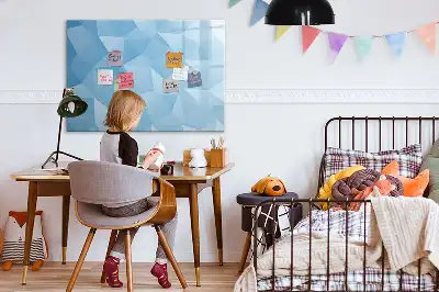 Magnetisk tavla med penna triangelabstraktion