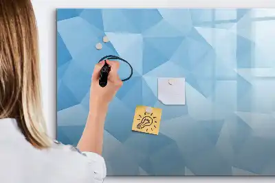 Magnetisk tavla med penna triangelabstraktion