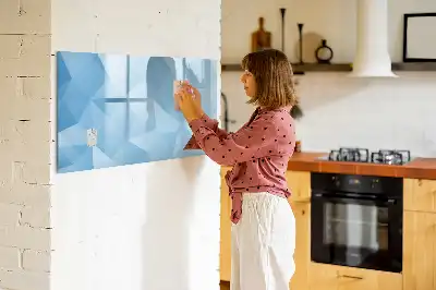 Magnetisk tavla med penna triangelabstraktion