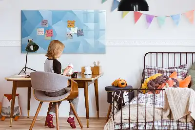 Magnetisk tavla med penna triangelabstraktion