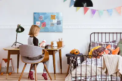Magnetisk tavla med penna triangelabstraktion