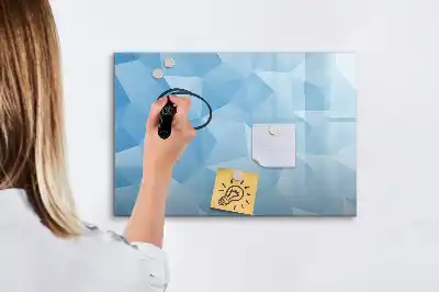 Magnetisk tavla med penna triangelabstraktion