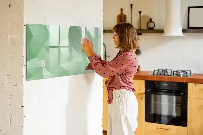 Magnetisk tavla med penna triangelabstraktion