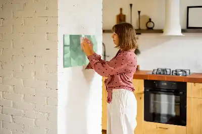 Magnetisk tavla med penna triangelabstraktion