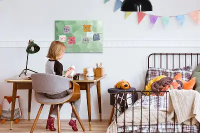 Magnetisk tavla med penna triangelabstraktion