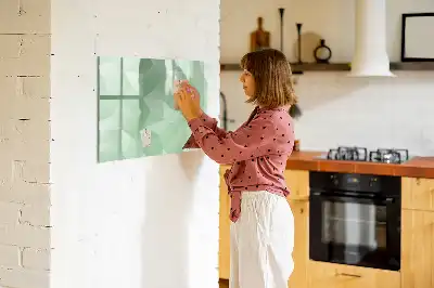 Magnetisk tavla med penna triangelabstraktion