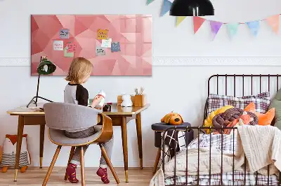 Magnetisk rittavla i triangelabstrakt mönster