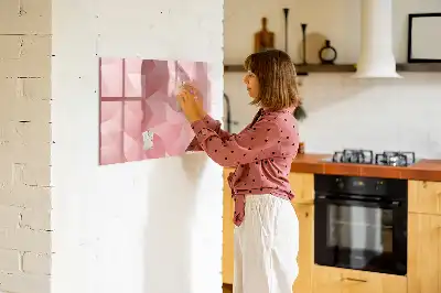 Magnetisk rittavla i triangelabstrakt mönster