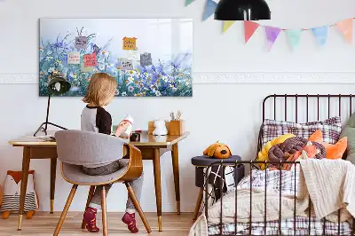 Magnetisk rittavla fjäril på ängen