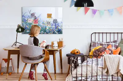 Magnetisk rittavla fjäril på ängen