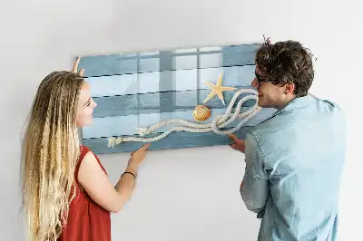 Magnetisk rittavla med motiv av växter och snäckor