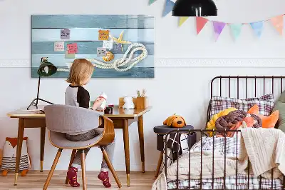 Magnetisk rittavla med motiv av växter och snäckor