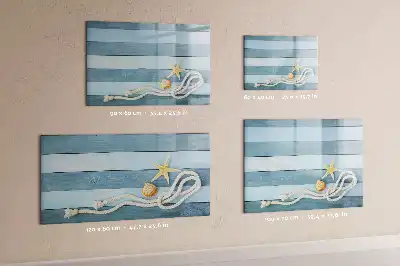 Magnetisk rittavla med motiv av växter och snäckor