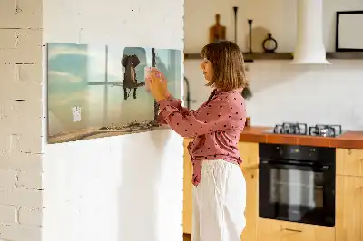 Magnetisk rittavla med elefant på trädet-motiv