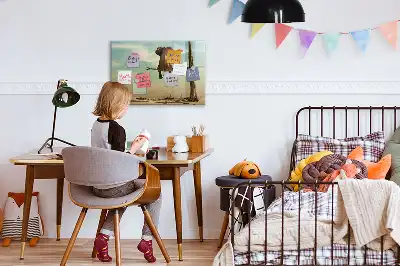 Magnetisk rittavla med elefant på trädet-motiv