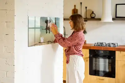 Magnetisk rittavla med elefant på trädet-motiv