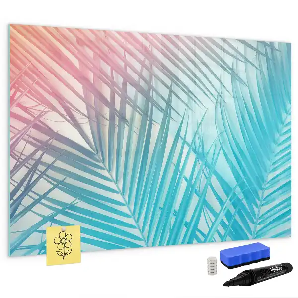 Magnetisk rittavla med motiv av tropisk palm
