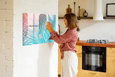 Magnetisk rittavla med motiv av tropisk palm