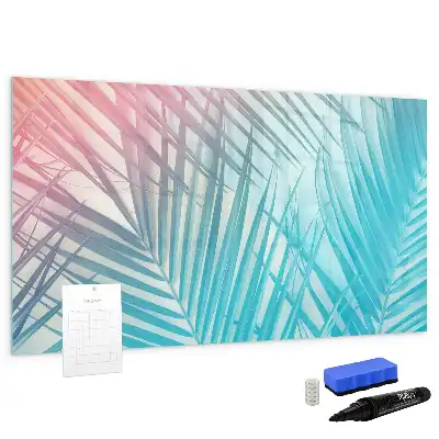 Magnetisk rittavla med motiv av tropisk palm