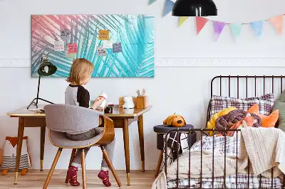 Magnetisk rittavla med motiv av tropisk palm
