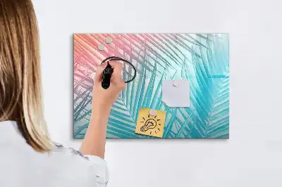 Magnetisk rittavla med motiv av tropisk palm