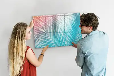 Magnetisk rittavla med motiv av tropisk palm