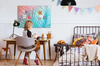 Magnetisk rittavla med motiv av tropisk palm