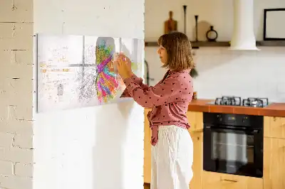 Magnetisk tavla med penna modell Hjärnabstraktion