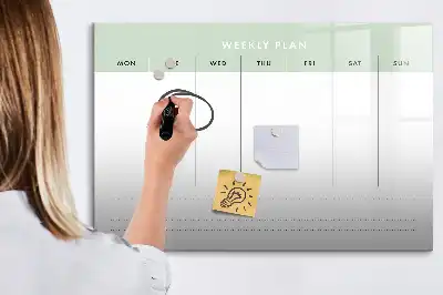 Veckoplanerare magnetisk rittavla
