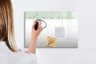 Veckoplanerare magnetisk rittavla